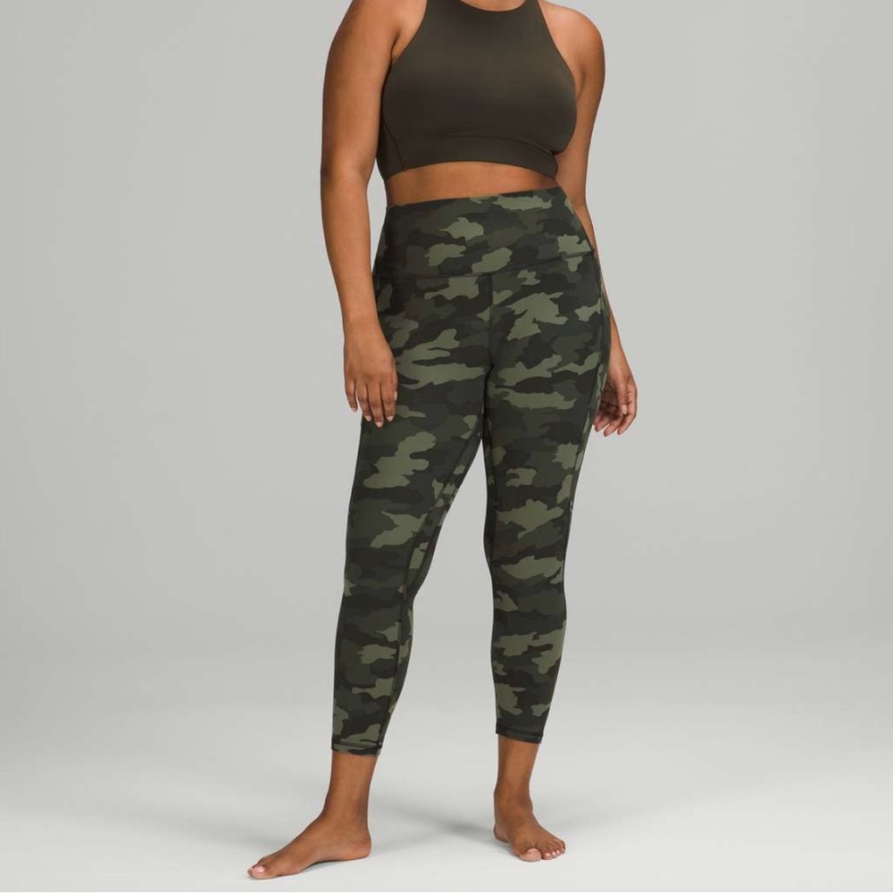 Lululemon Align High-Rise Pant with Pockets 25” Heritage 365 Camo Medium Olive